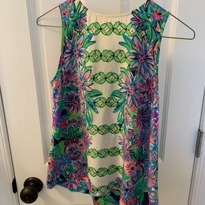 Lilly Pulitzer Iona Silk Sleeveless Shell